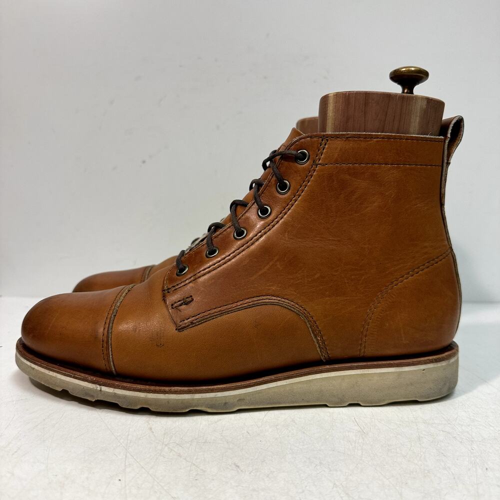 VGUC Rancourt & Co. x Helm Muller Harrier Teak Boot Wedge Sole Maine USA 9.5 D